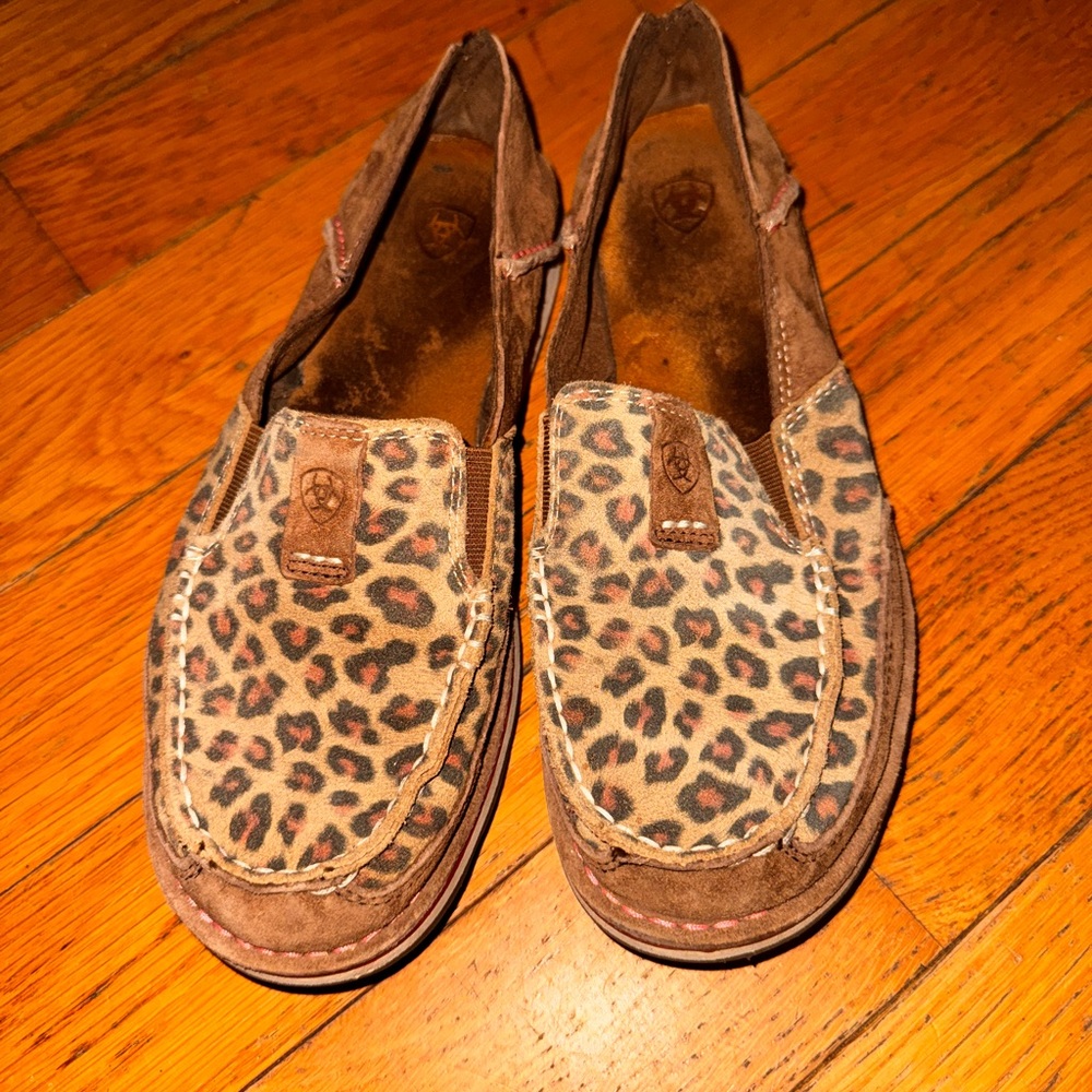 Ariat Brown Leopard Print Flats